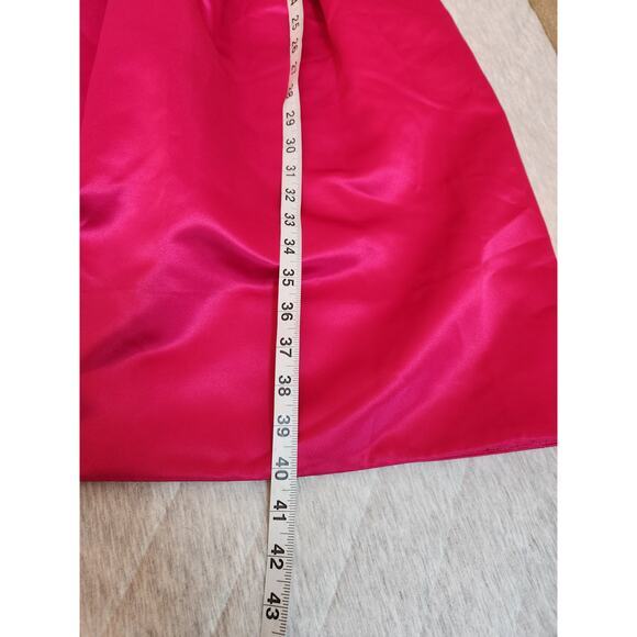 Melrose Women Orange Pink Round Neck Sleeveless Fit & Flare Midi Dress 4 NWT - Picture 8 of 8